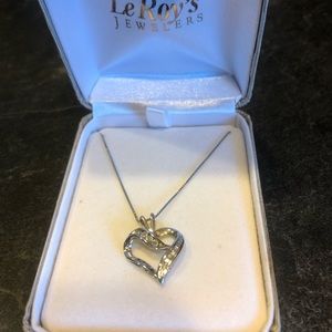 Diamond heart necklace